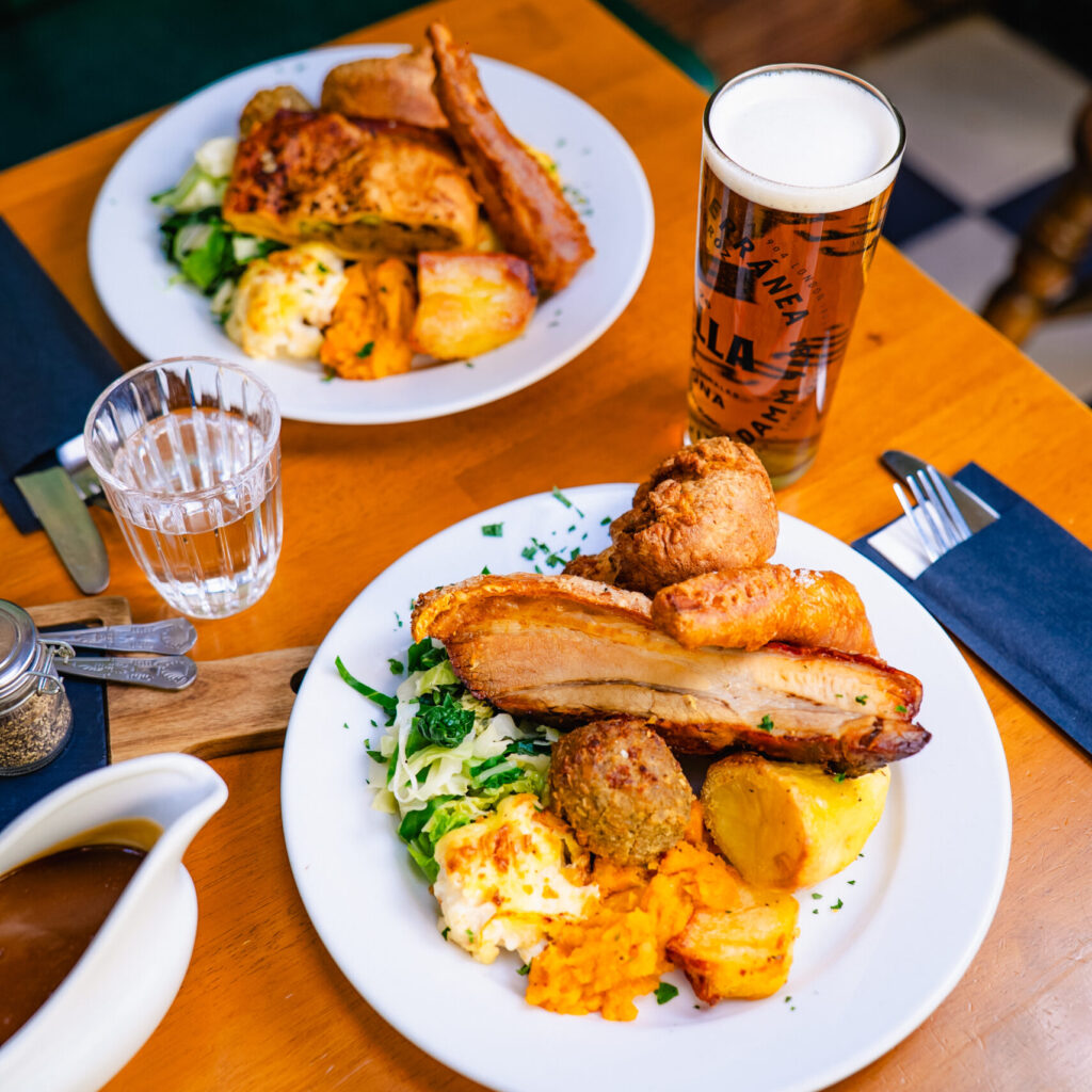 Selection of Sunday roasts with full trimmings at North Star Cardiff.